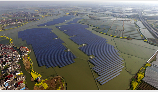 浙江嘉兴水环境治理光伏发电综合示范项目