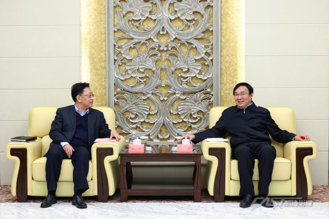 宋鑫拜访中国科协党组书记张玉卓